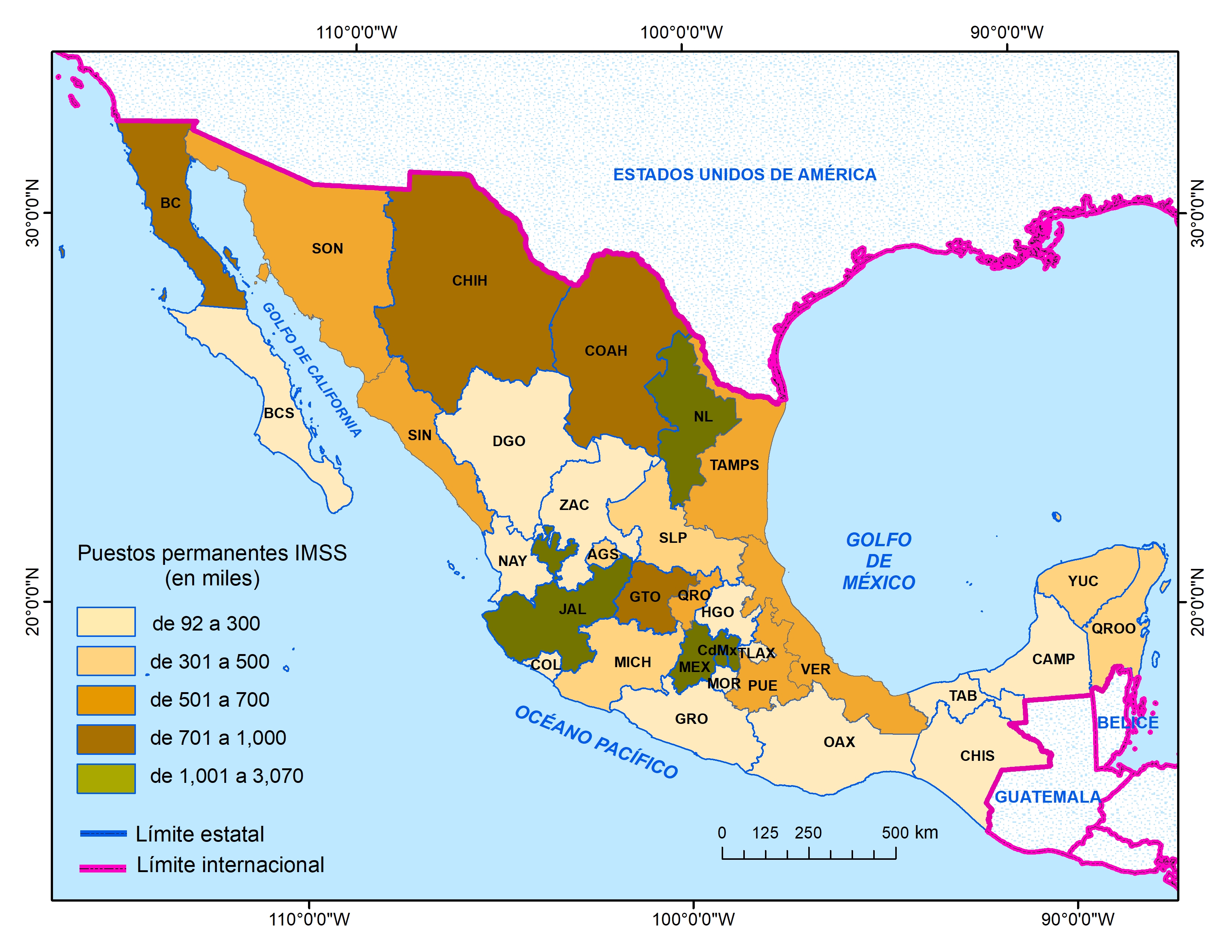 Gráfica 4.1- IMSS: Nuevos puestos permanentes e incrementos, 2018-2024. Fuente: Cálculos propios con datos de IMSS. Consulta dinámica (CUBOS).