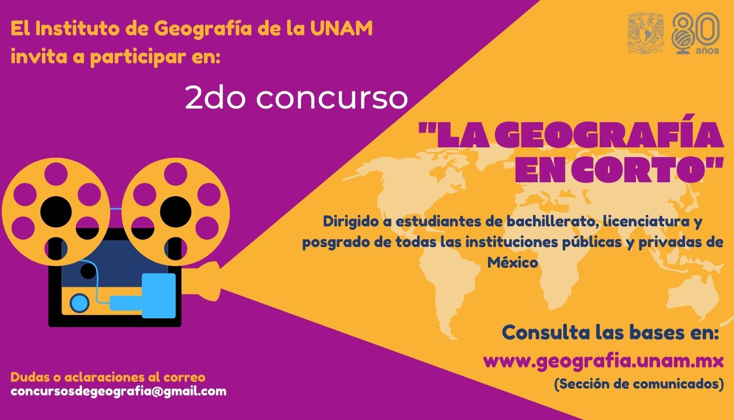 La geografía en corto