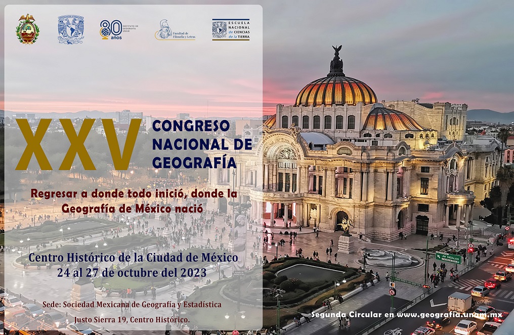 XXV Congreso nacional de geografía