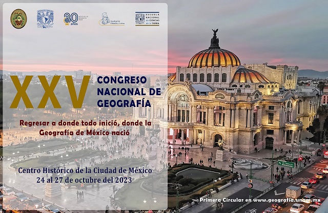 XXV Congreso Nacional de Geografía